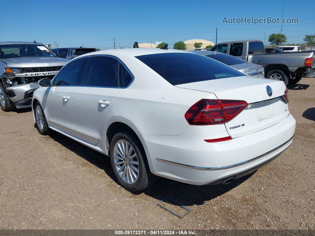 2017 Volkswagen Passat 1.8t Se White vin: 1VWBT7A32HC012014