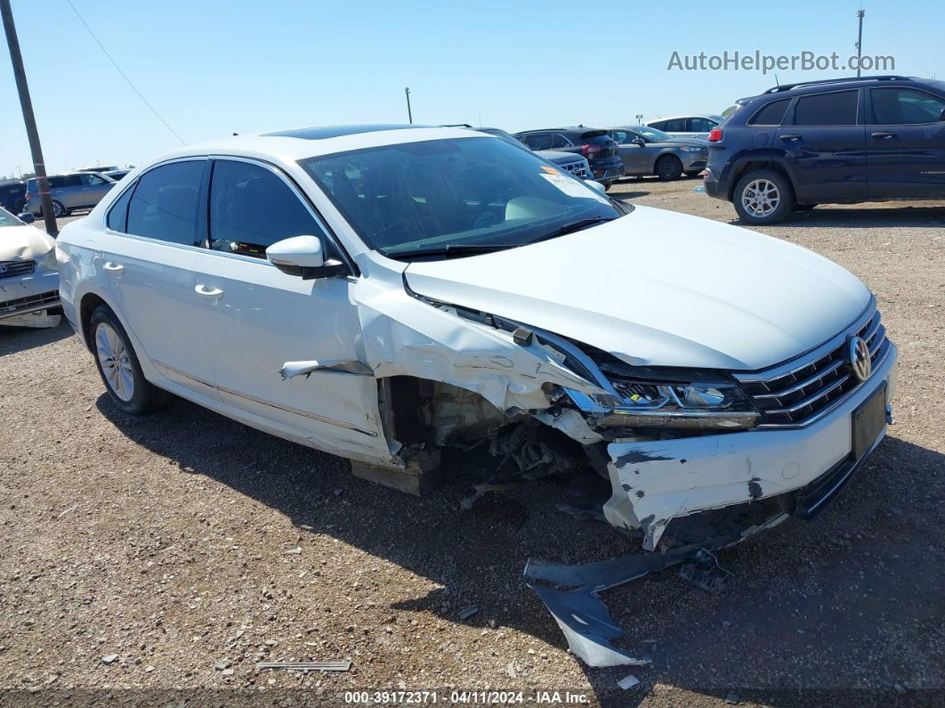 2017 Volkswagen Passat 1.8t Se White vin: 1VWBT7A32HC012014