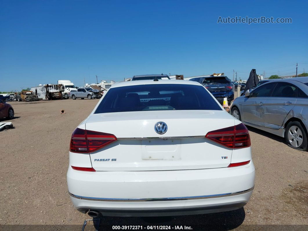 2017 Volkswagen Passat 1.8t Se White vin: 1VWBT7A32HC012014