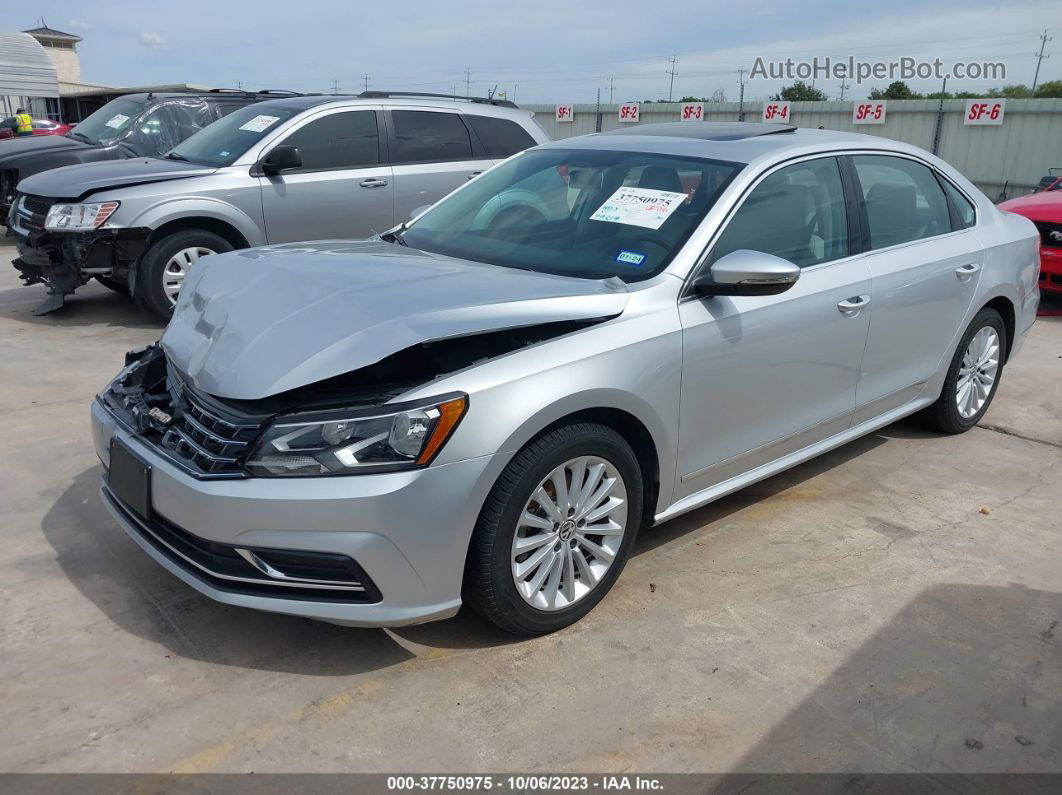 2017 Volkswagen Passat 1.8t Se Silver vin: 1VWBT7A32HC023501