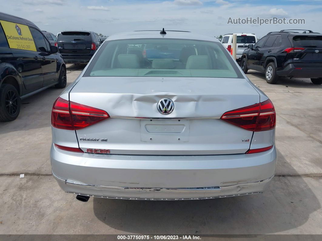 2017 Volkswagen Passat 1.8t Se Silver vin: 1VWBT7A32HC023501