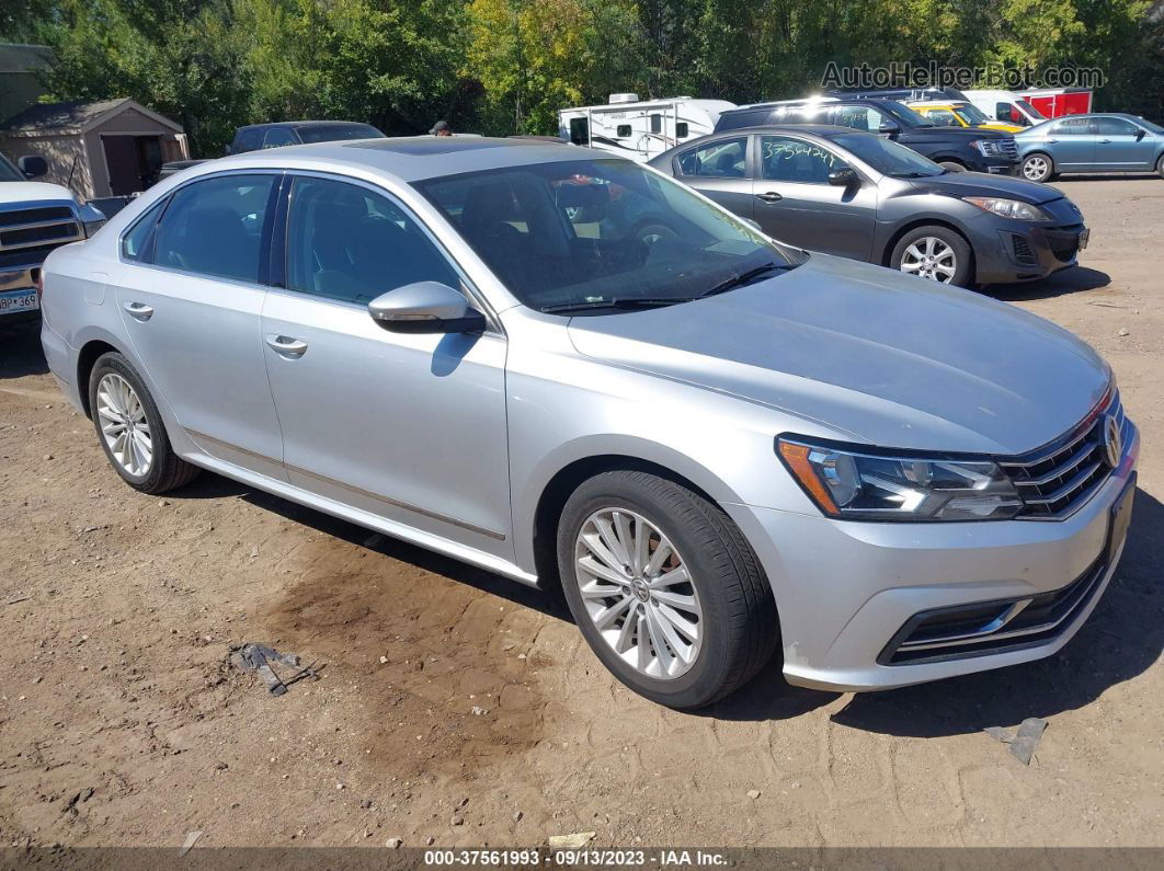 2017 Volkswagen Passat 1.8t Se Серебряный vin: 1VWBT7A32HC025362