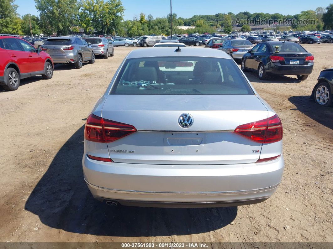 2017 Volkswagen Passat 1.8t Se Серебряный vin: 1VWBT7A32HC025362