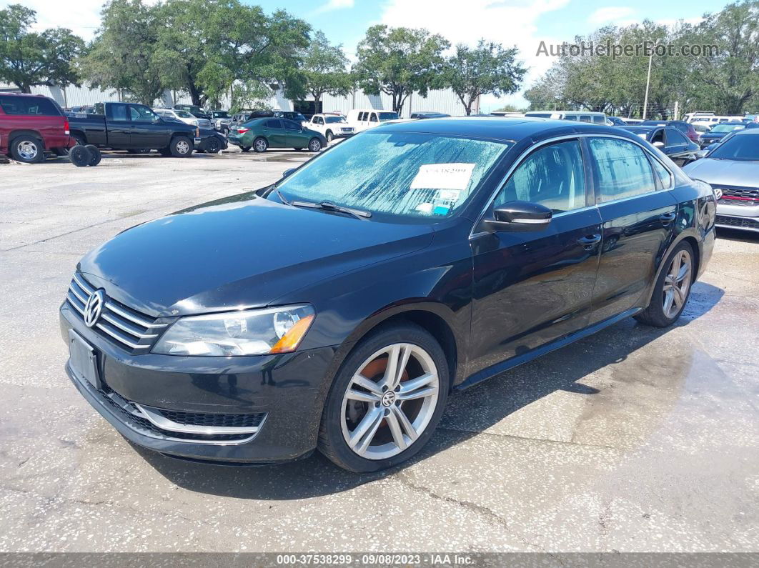 2014 Volkswagen Passat 1.8t Se Черный vin: 1VWBT7A33EC080916