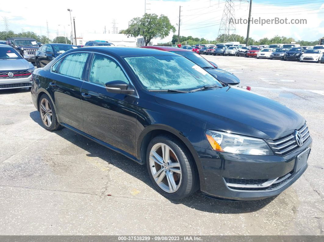 2014 Volkswagen Passat 1.8t Se Черный vin: 1VWBT7A33EC080916