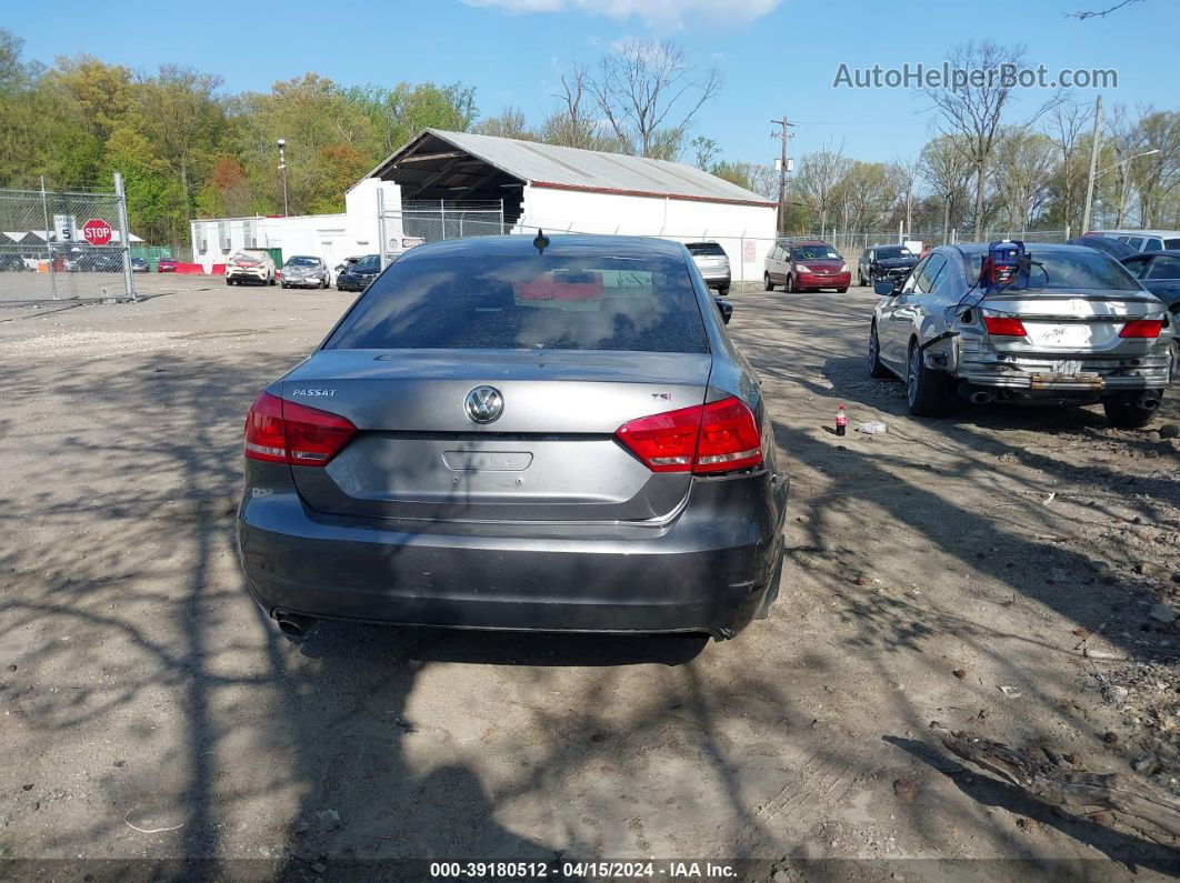 2015 Volkswagen Passat 1.8t Se Gray vin: 1VWBT7A33FC049540