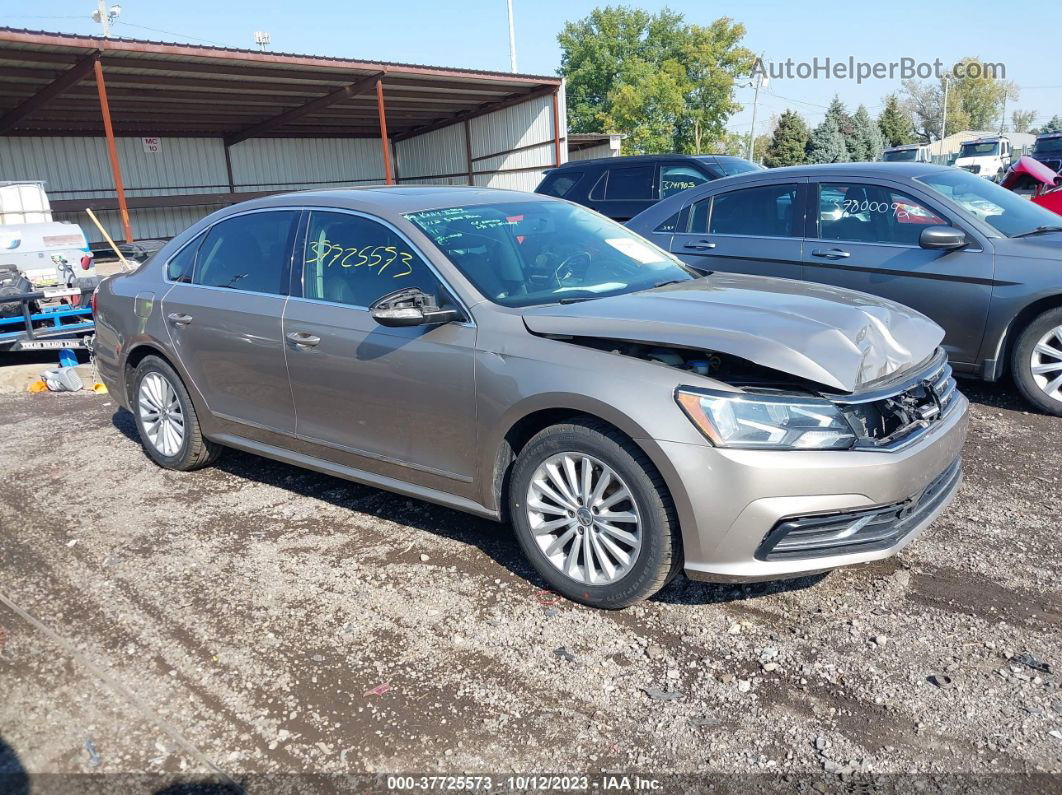 2016 Volkswagen Passat 1.8t Se Бежевый vin: 1VWBT7A33GC026552