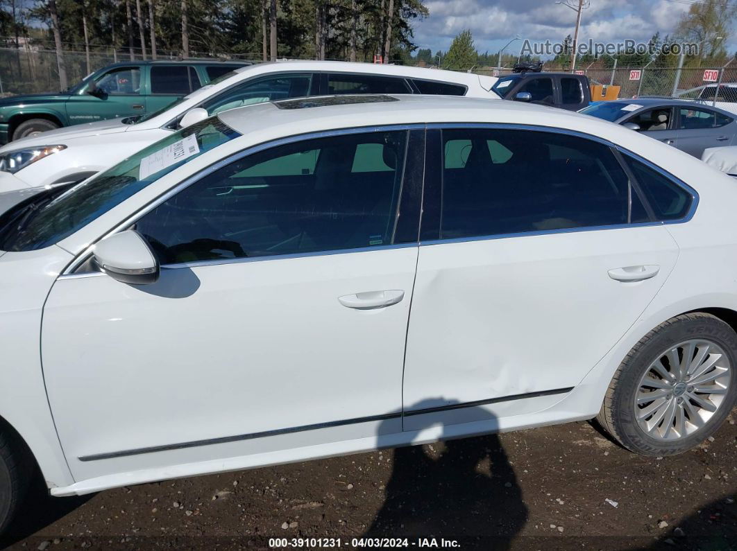 2016 Volkswagen Passat 1.8t Se White vin: 1VWBT7A33GC044596