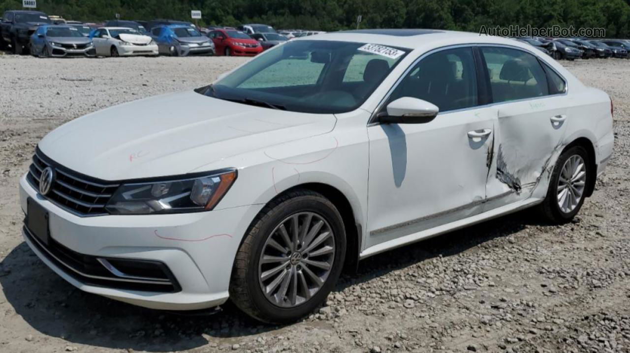 2016 Volkswagen Passat Se White vin: 1VWBT7A33GC049202