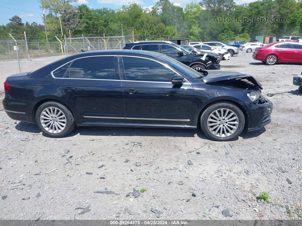 2017 Volkswagen Passat 1.8t Se Черный vin: 1VWBT7A33HC010661