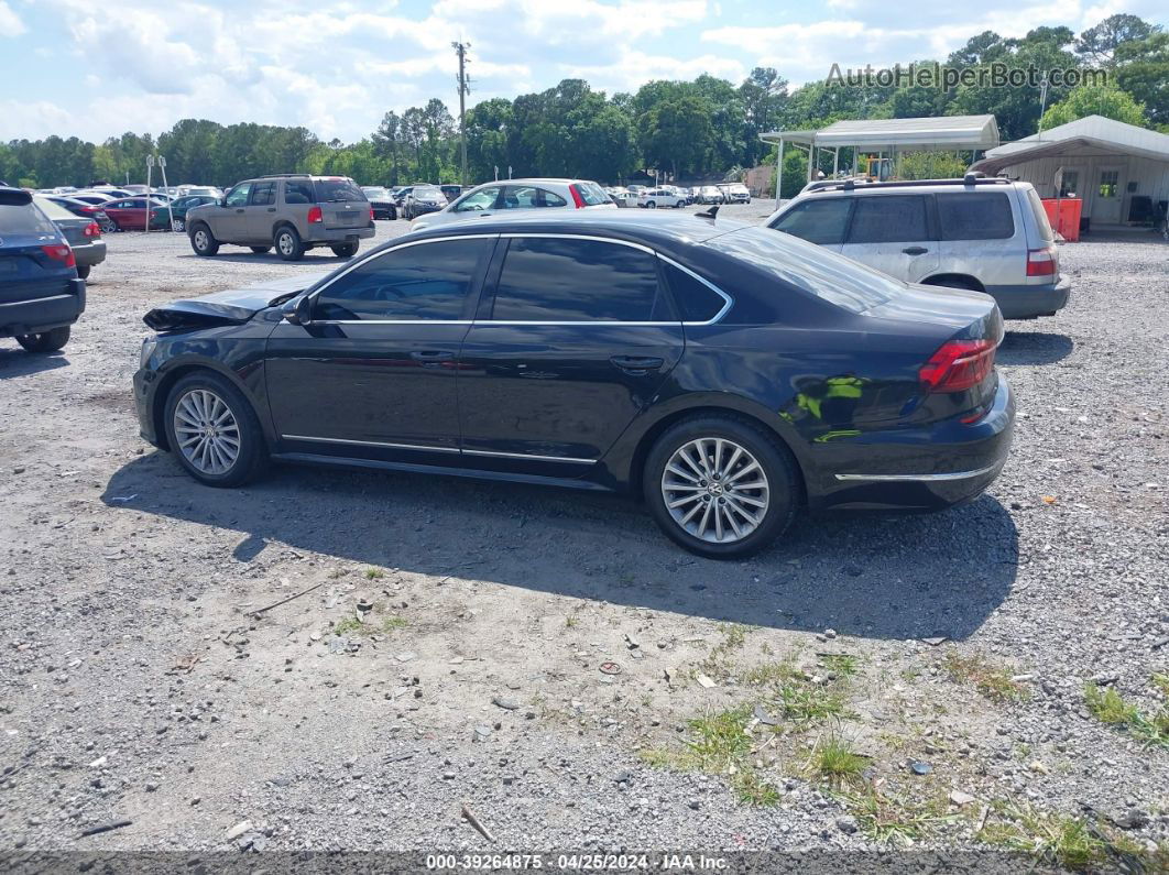 2017 Volkswagen Passat 1.8t Se Черный vin: 1VWBT7A33HC010661