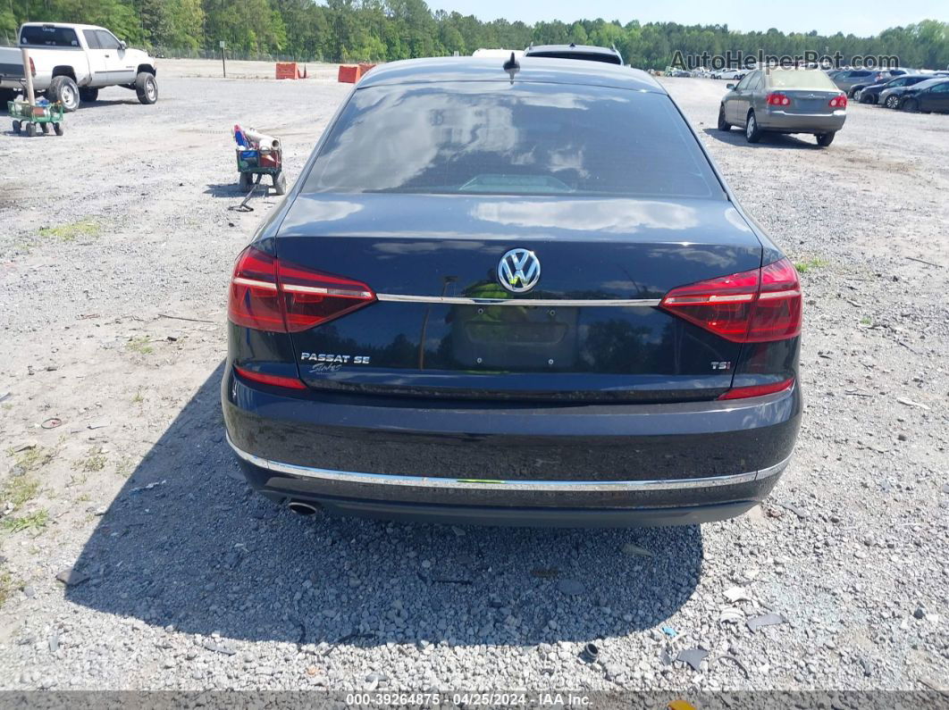 2017 Volkswagen Passat 1.8t Se Черный vin: 1VWBT7A33HC010661