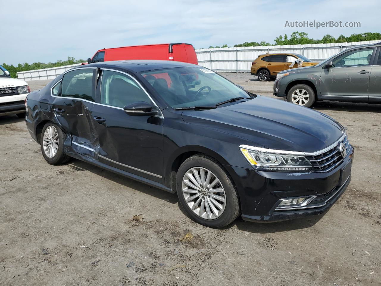 2017 Volkswagen Passat Se Black vin: 1VWBT7A33HC033602