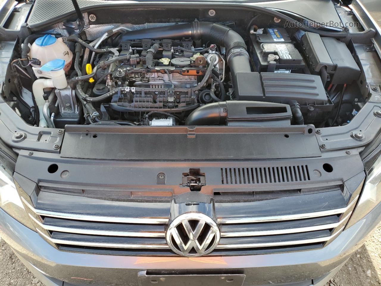2014 Volkswagen Passat Se Gray vin: 1VWBT7A34EC028131