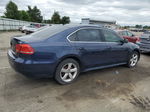 2014 Volkswagen Passat Se Blue vin: 1VWBT7A34EC112840