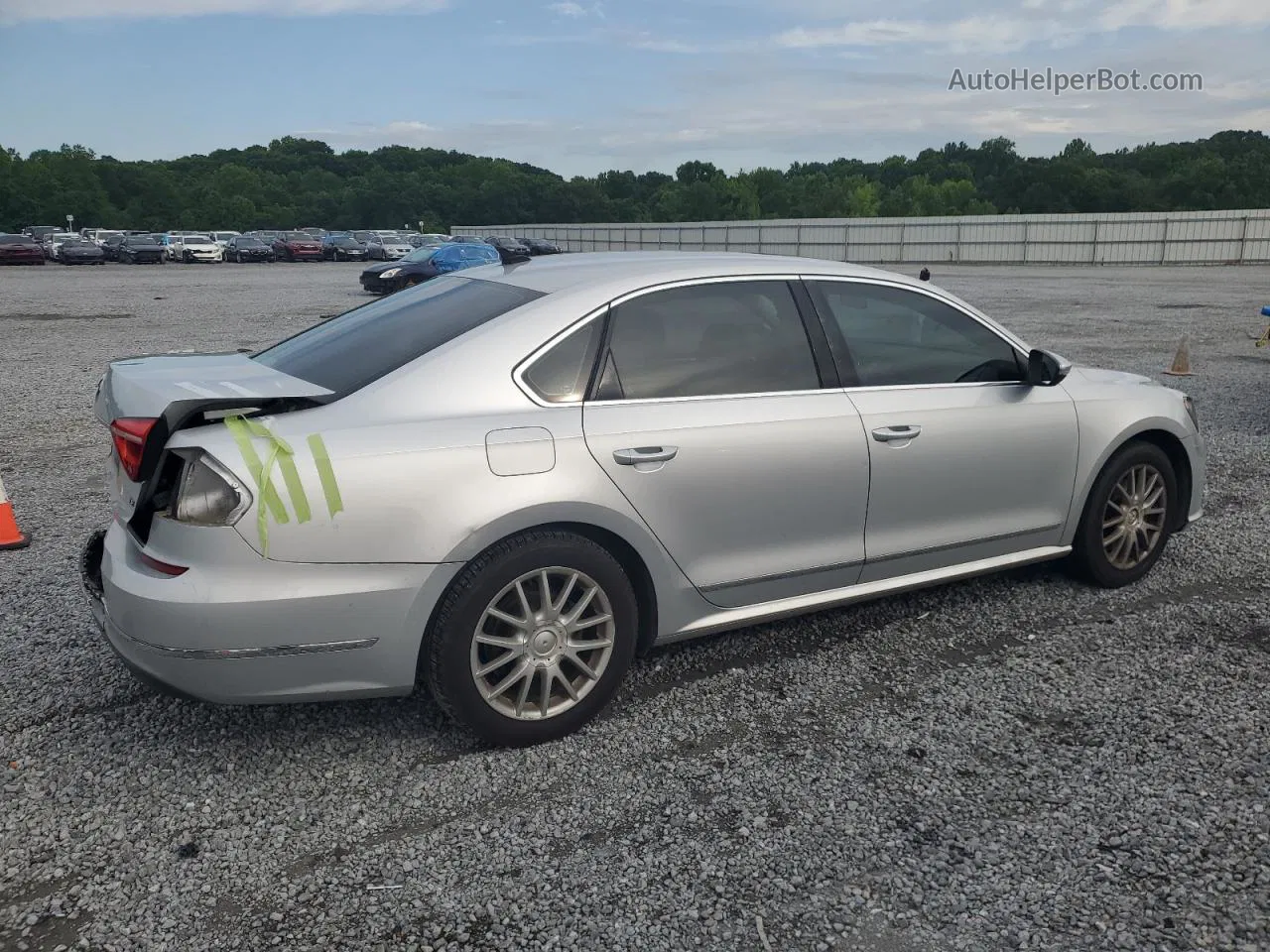 2016 Volkswagen Passat Se Silver vin: 1VWBT7A34GC027404