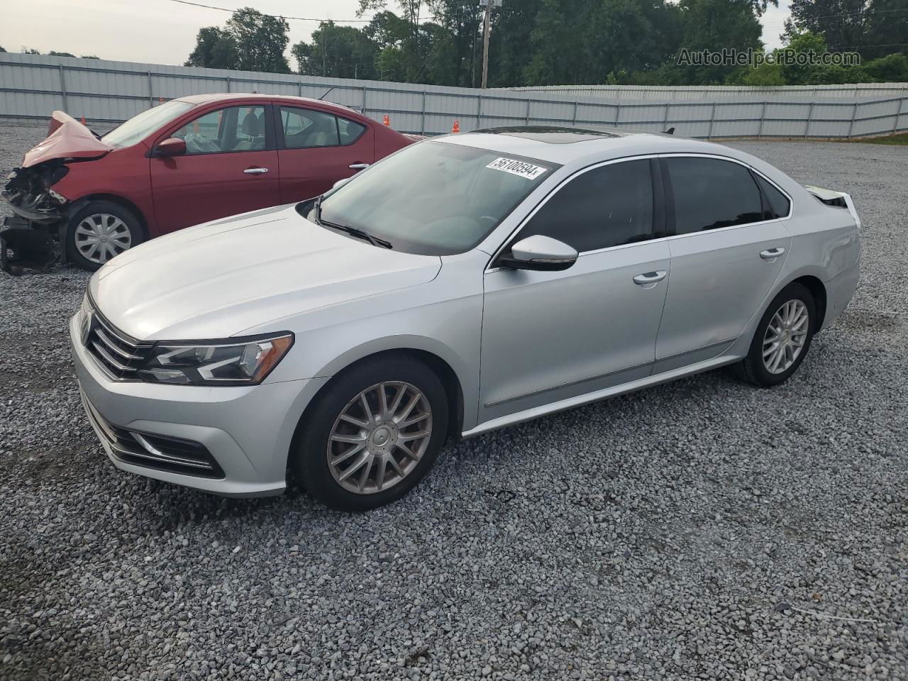 2016 Volkswagen Passat Se Silver vin: 1VWBT7A34GC027404