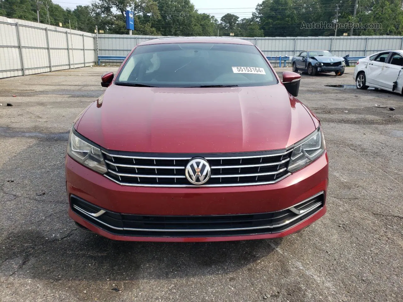 2016 Volkswagen Passat Se Red vin: 1VWBT7A34GC029167