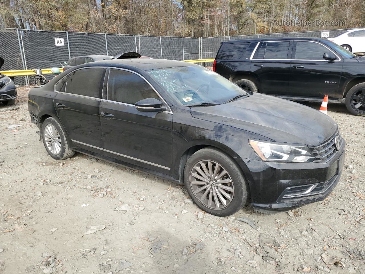 2016 Volkswagen Passat Se Black vin: 1VWBT7A34GC039326