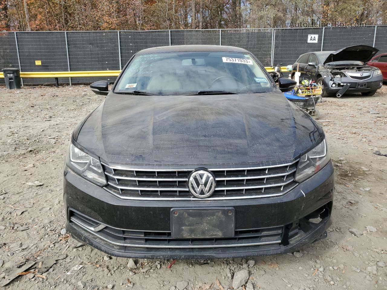 2016 Volkswagen Passat Se Black vin: 1VWBT7A34GC039326