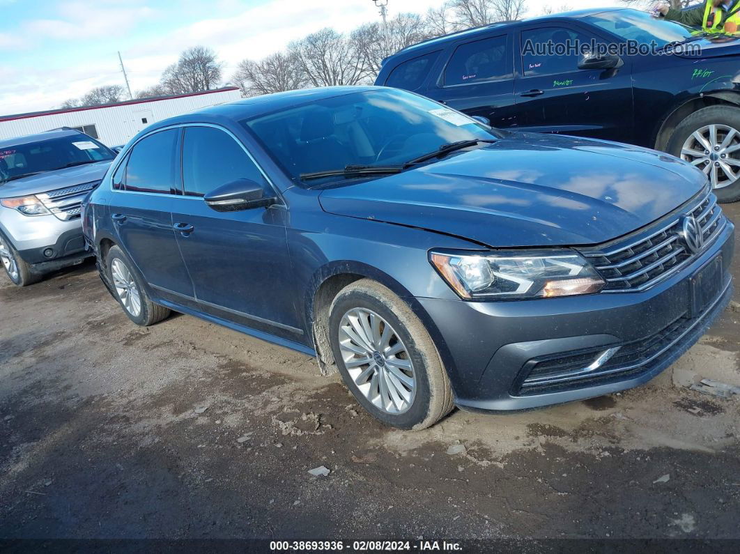 2017 Volkswagen Passat 1.8t Se Gray vin: 1VWBT7A34HC040042