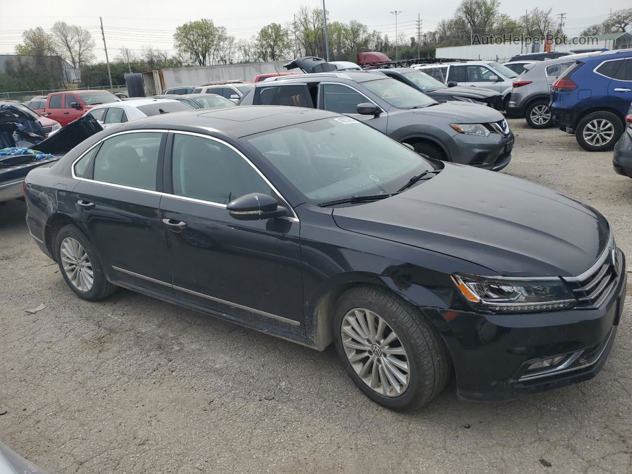 2017 Volkswagen Passat Se Black vin: 1VWBT7A34HC047444