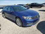 2017 Volkswagen Passat Se Синий vin: 1VWBT7A34HC065961