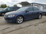 2014 Volkswagen Passat Se Blue vin: 1VWBT7A35EC049781