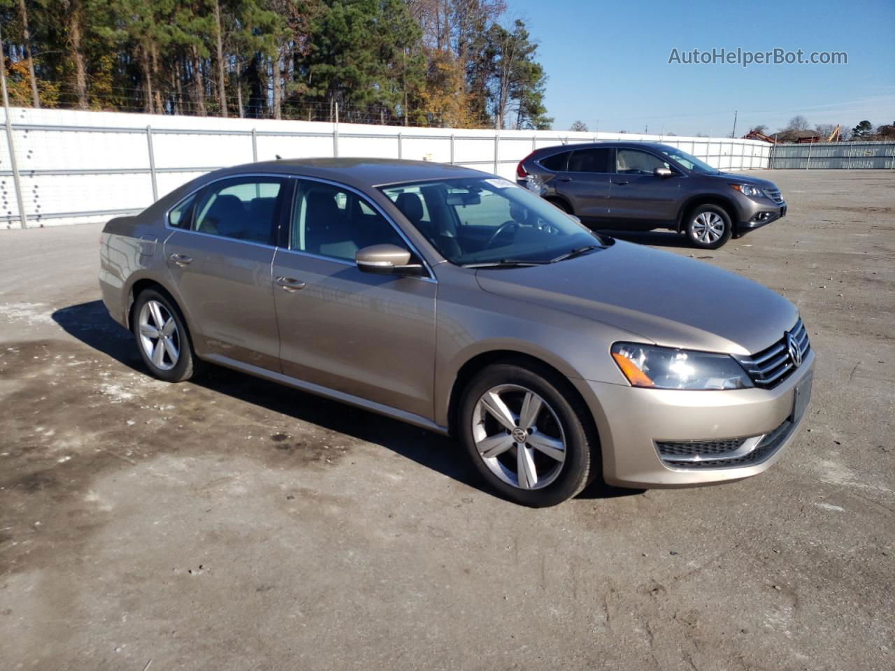 2015 Volkswagen Passat Se Gold vin: 1VWBT7A35FC012778