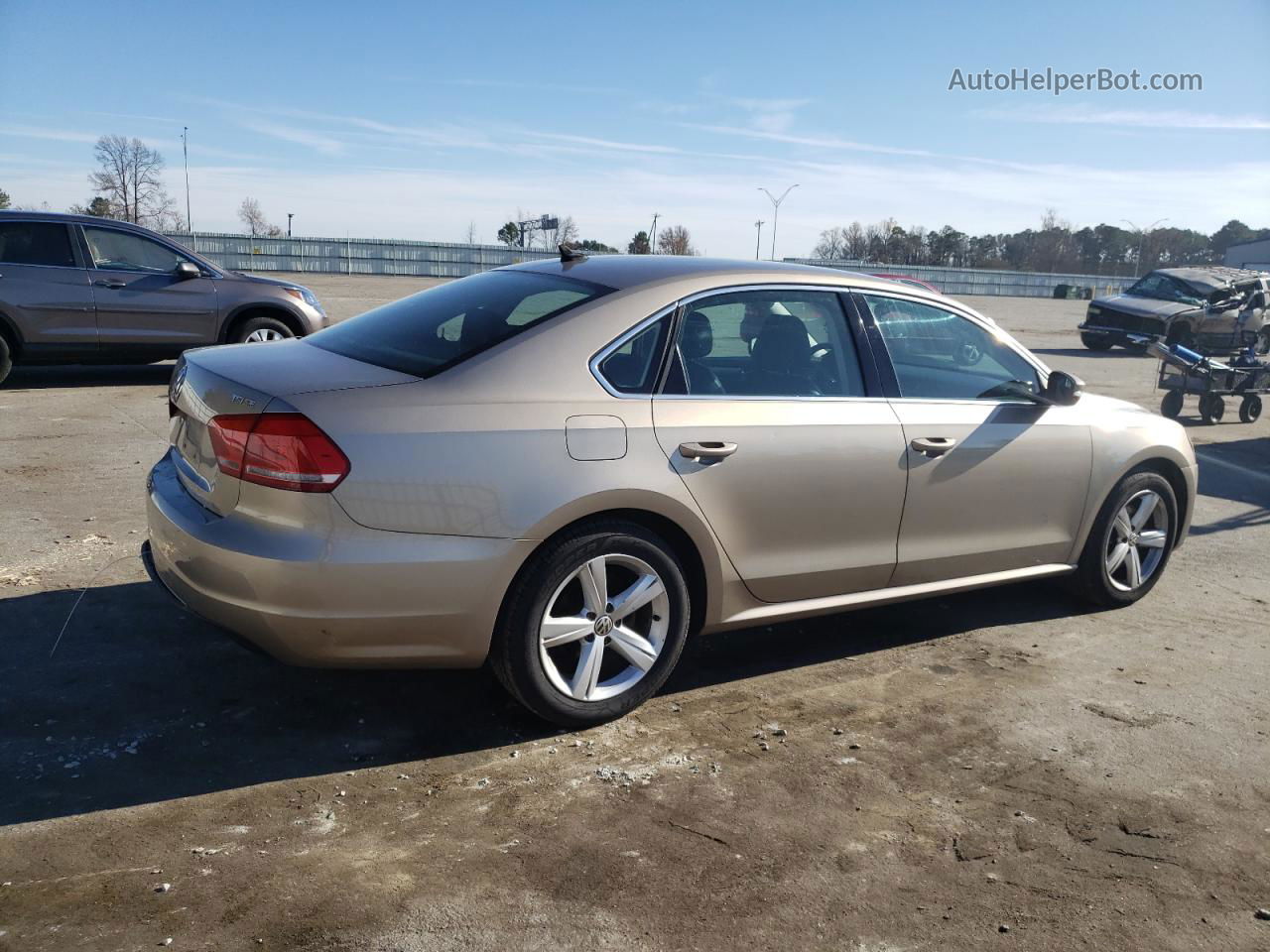 2015 Volkswagen Passat Se Gold vin: 1VWBT7A35FC012778