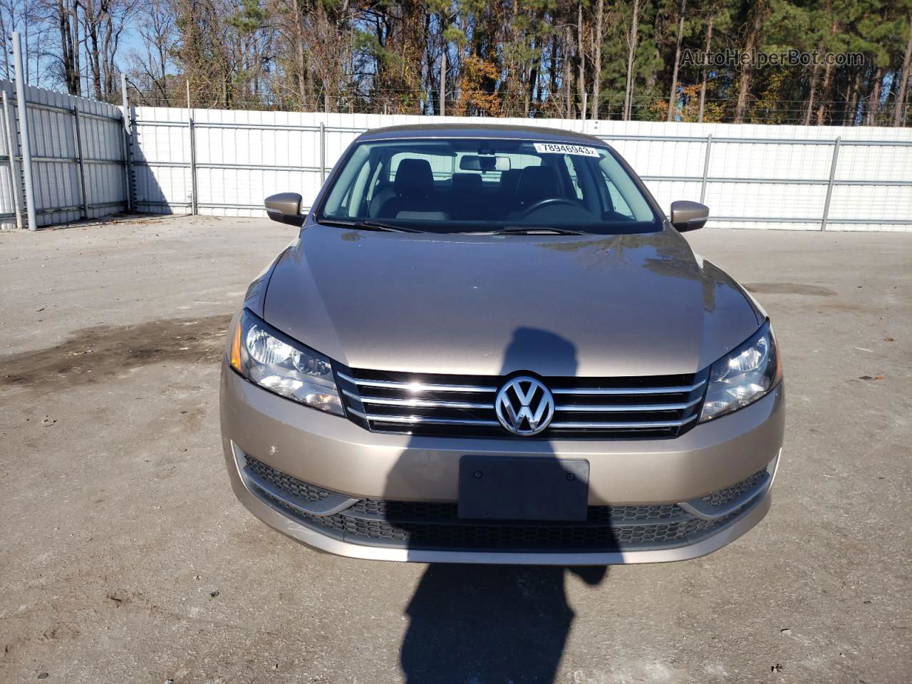 2015 Volkswagen Passat Se Gold vin: 1VWBT7A35FC012778