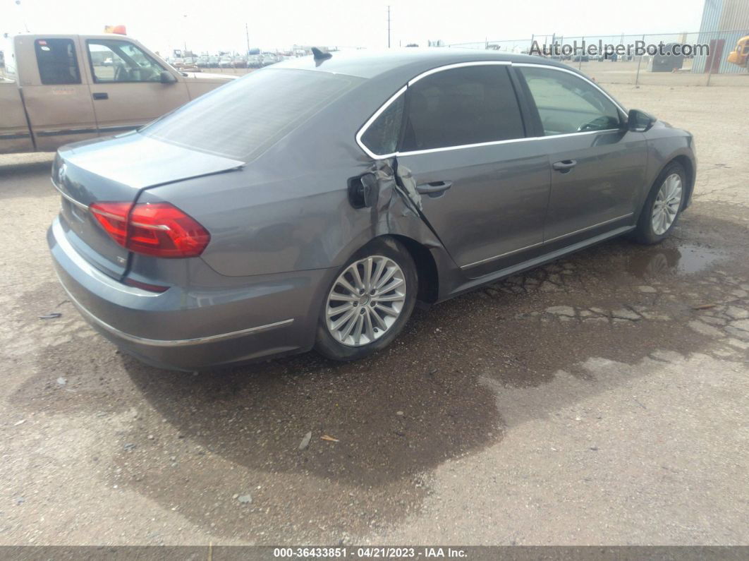 2016 Volkswagen Passat 1.8t Se Gray vin: 1VWBT7A35GC017576