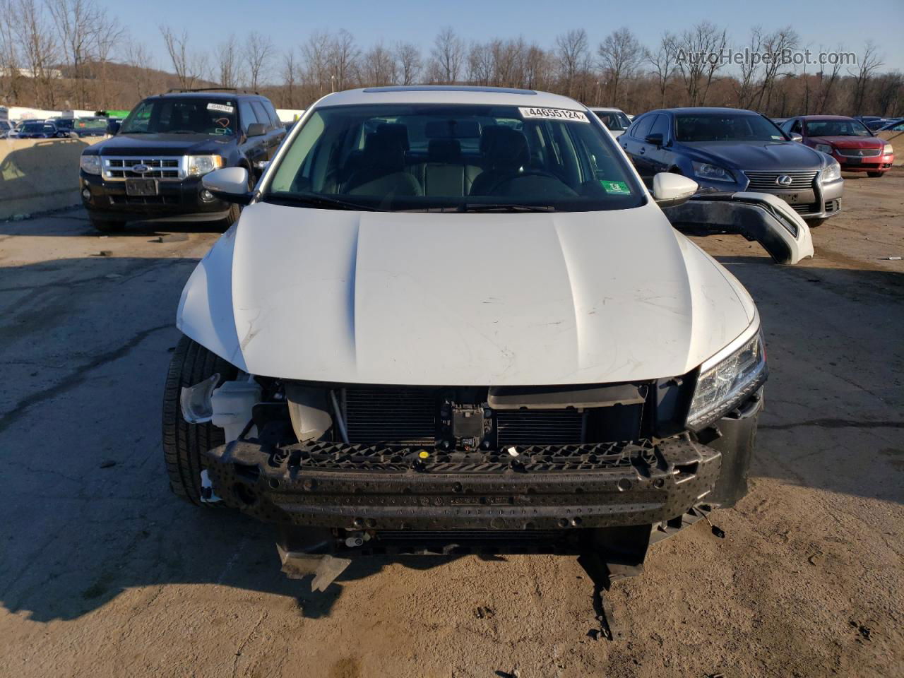 2016 Volkswagen Passat Se White vin: 1VWBT7A35GC026438