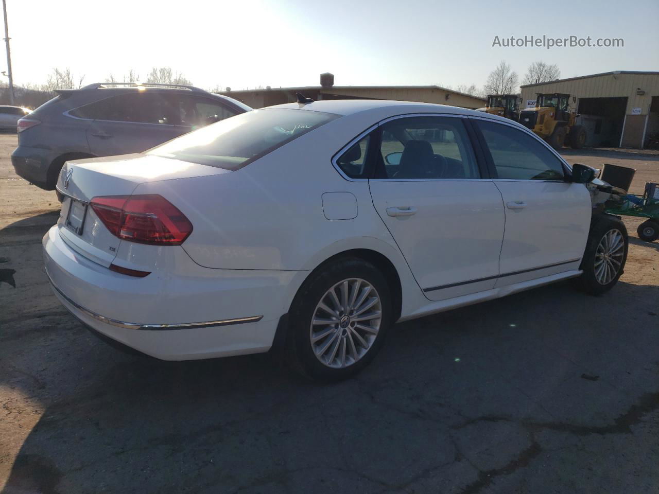 2016 Volkswagen Passat Se White vin: 1VWBT7A35GC026438