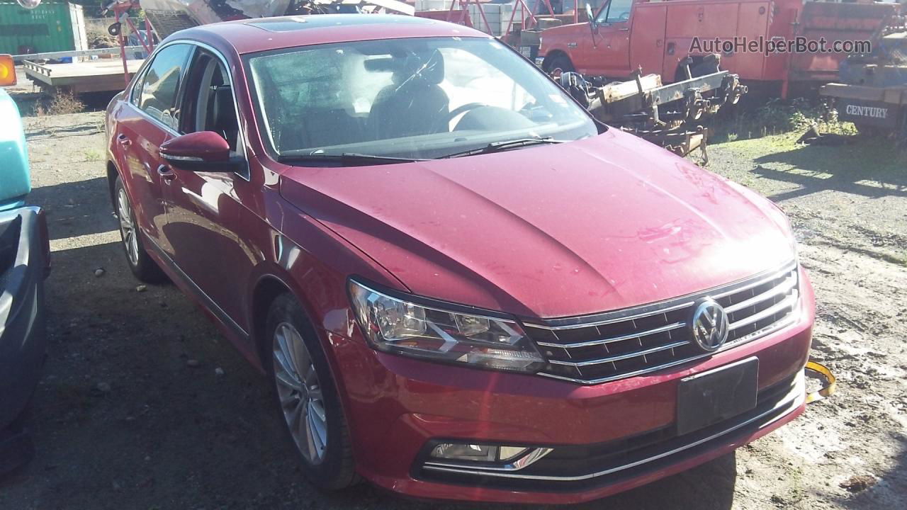 2016 Volkswagen Passat Se Красный vin: 1VWBT7A35GC047760