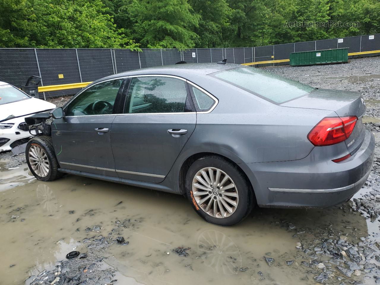 2016 Volkswagen Passat Se Gray vin: 1VWBT7A35GC048603