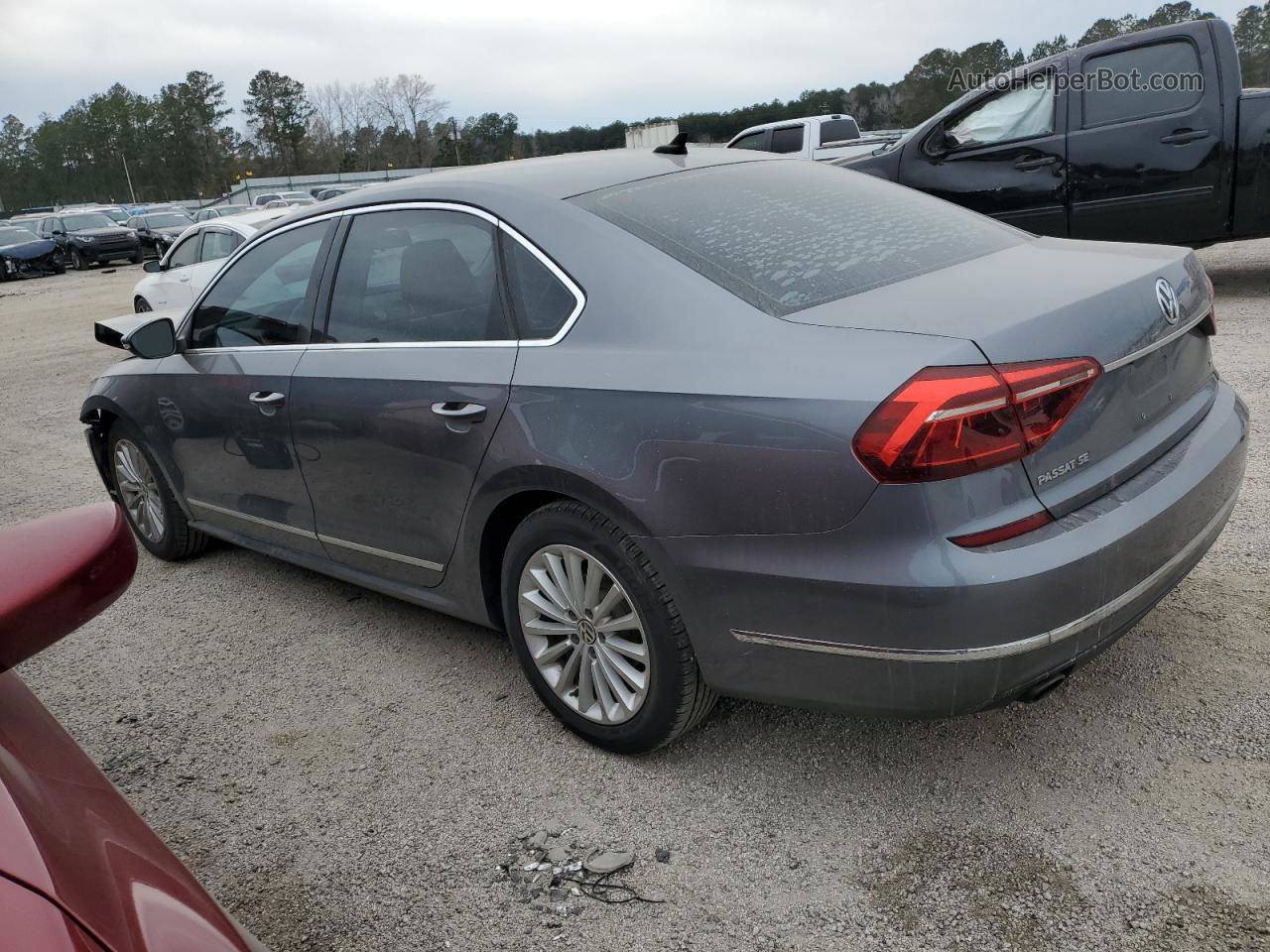 2017 Volkswagen Passat Se Black vin: 1VWBT7A35HC013075