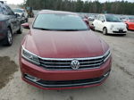 2017 Volkswagen Passat Se Бордовый vin: 1VWBT7A35HC039563