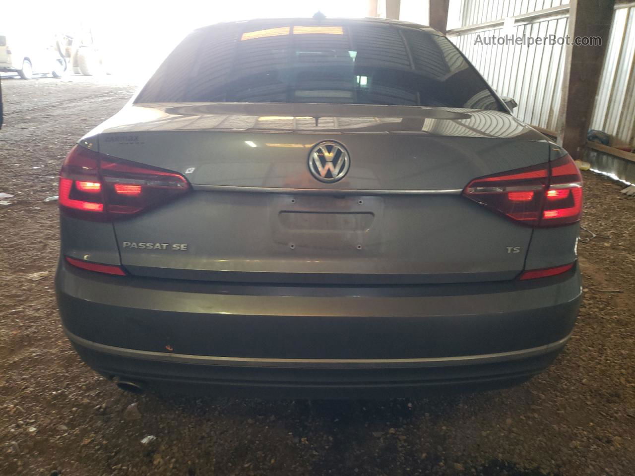 2017 Volkswagen Passat Se Gray vin: 1VWBT7A35HC040390