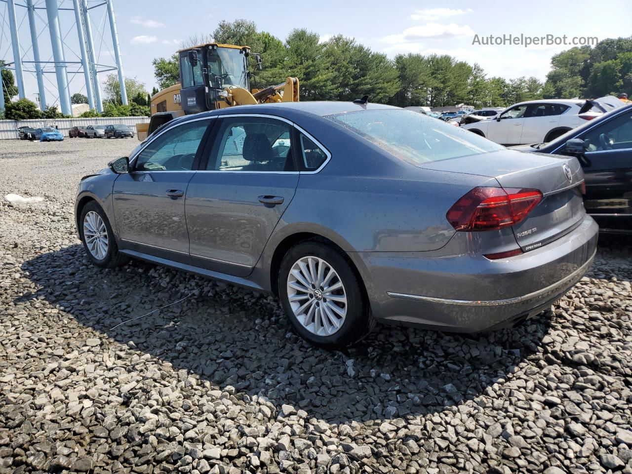 2017 Volkswagen Passat Se Серый vin: 1VWBT7A35HC047274