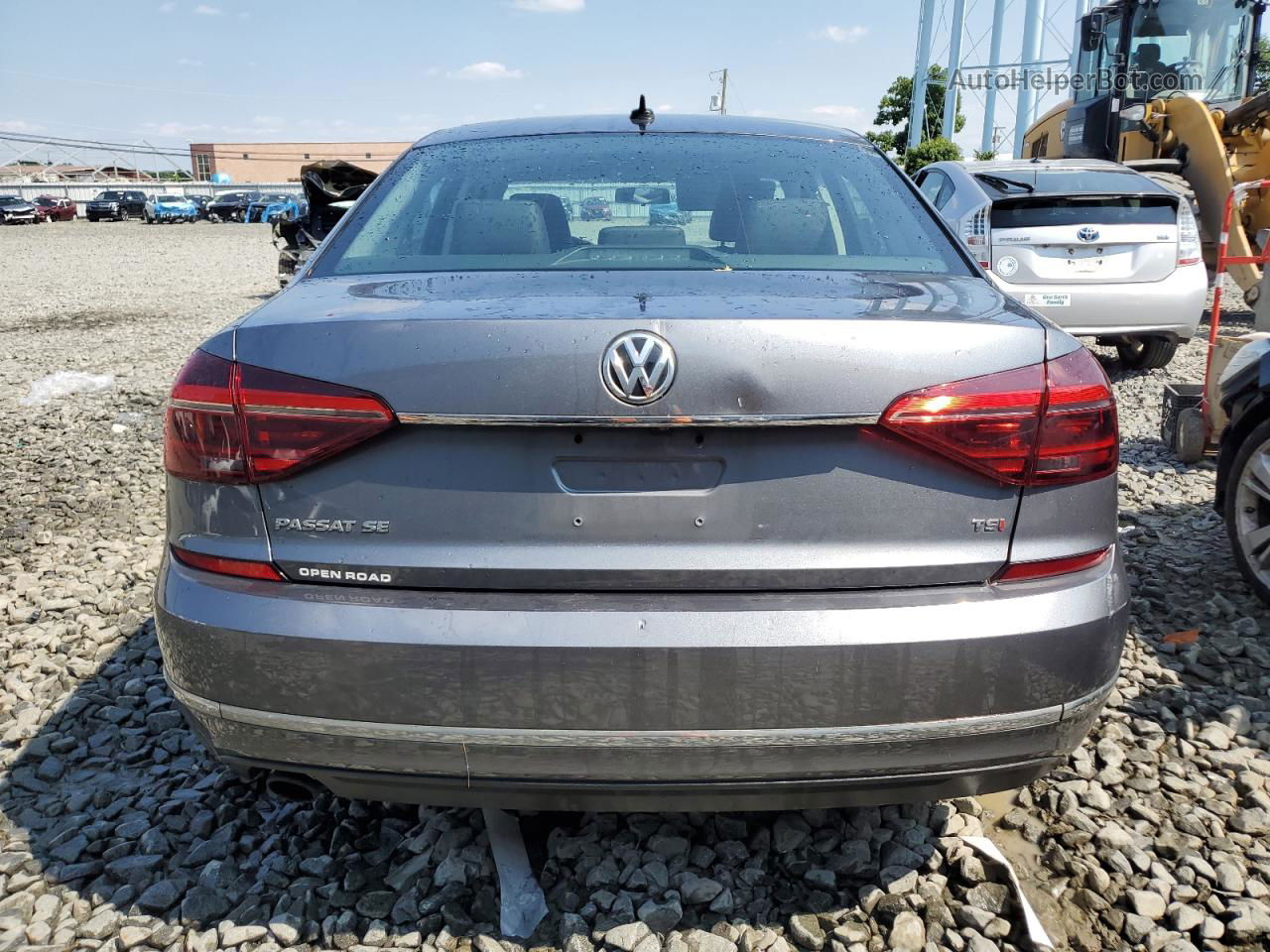 2017 Volkswagen Passat Se Серый vin: 1VWBT7A35HC047274