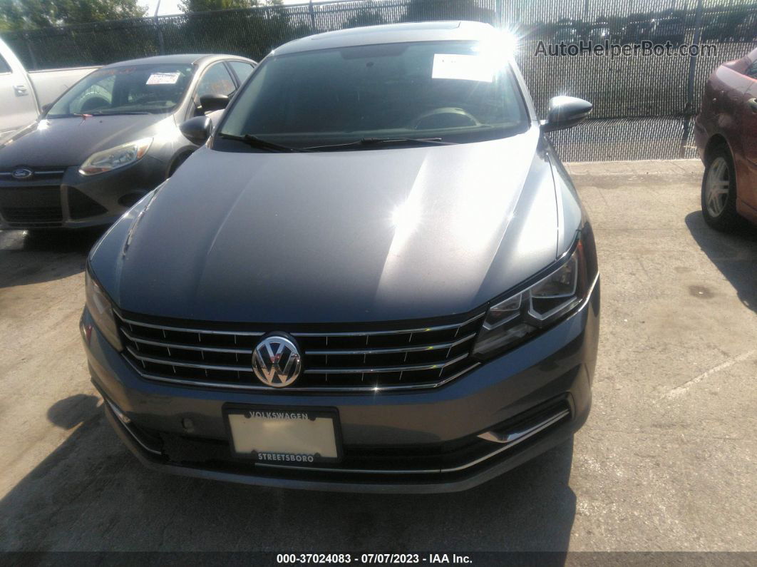 2017 Volkswagen Passat 1.8t Se Серый vin: 1VWBT7A35HC070974