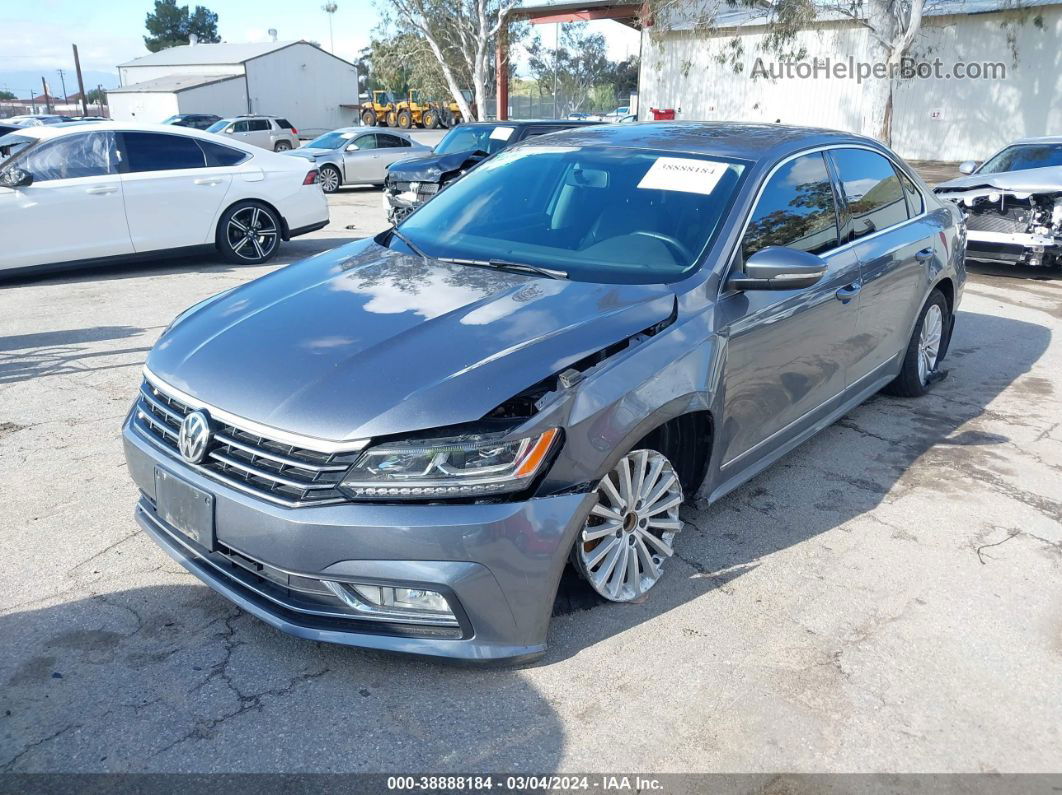 2017 Volkswagen Passat 1.8t Se Gray vin: 1VWBT7A35HC076855