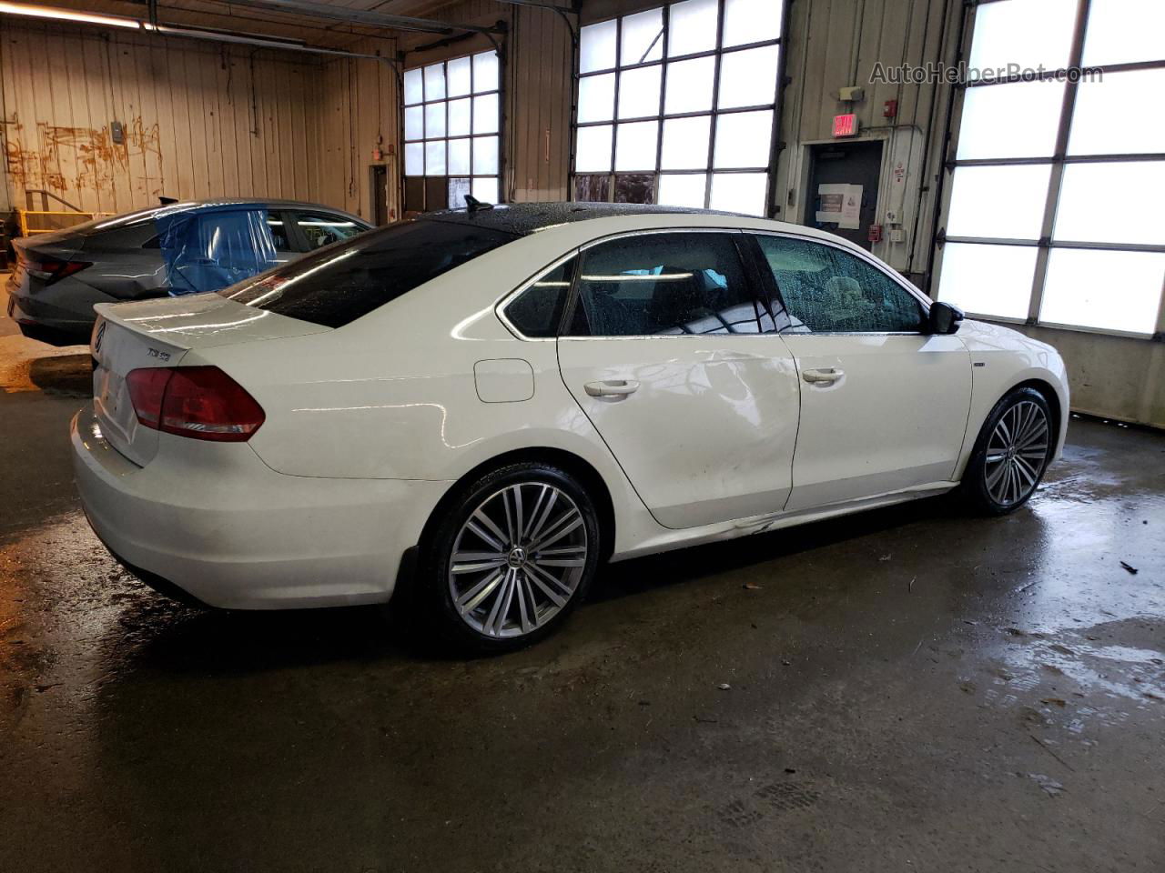 2015 Volkswagen Passat Se White vin: 1VWBT7A36FC045014