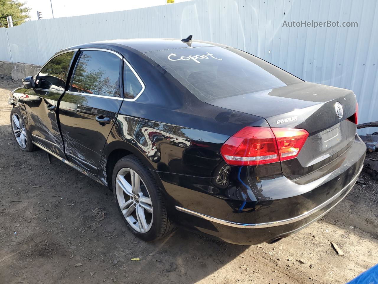 2015 Volkswagen Passat Se Черный vin: 1VWBT7A36FC049418