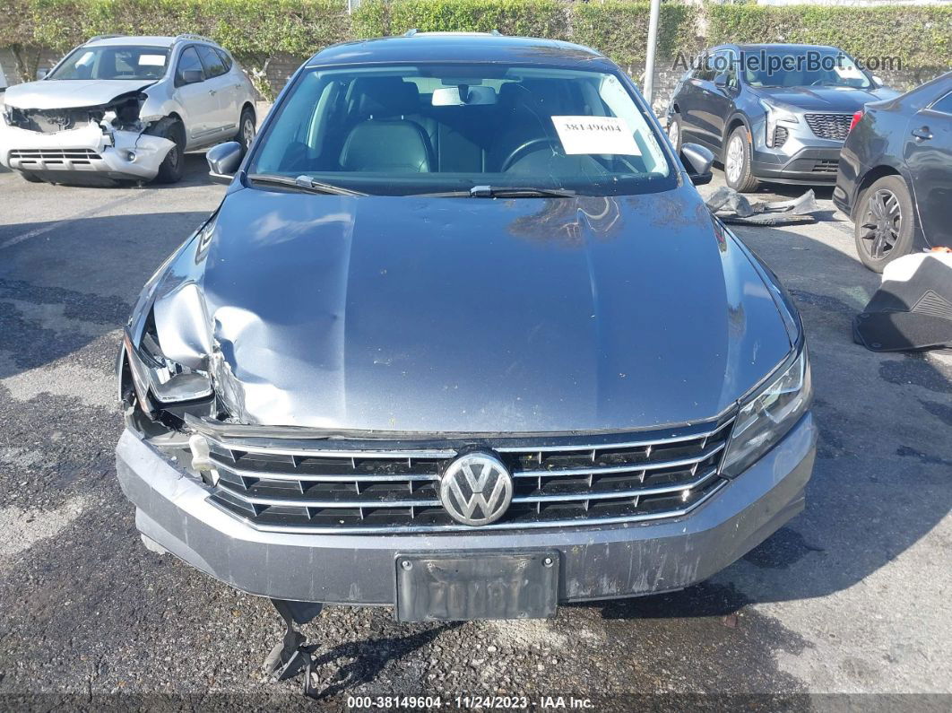 2017 Volkswagen Passat 1.8t Se Gray vin: 1VWBT7A36HC029575