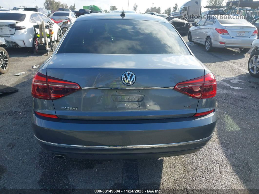 2017 Volkswagen Passat 1.8t Se Gray vin: 1VWBT7A36HC029575