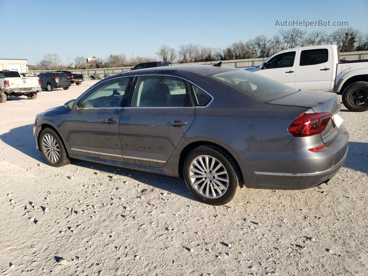 2017 Volkswagen Passat Se Gray vin: 1VWBT7A36HC043248