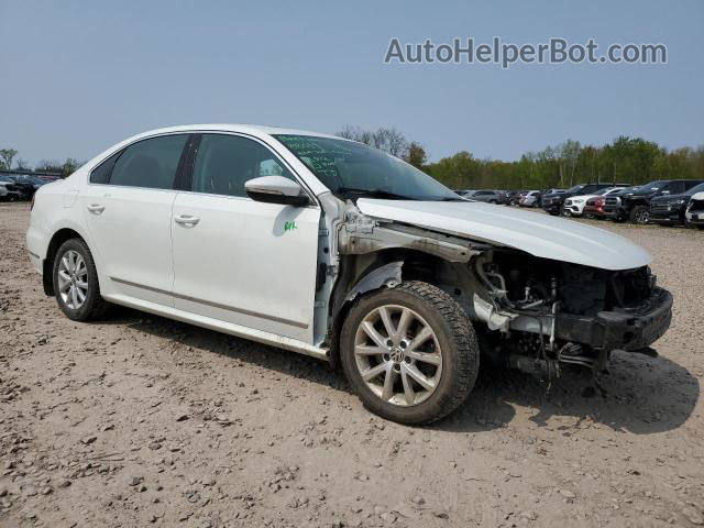 2017 Volkswagen Passat Se White vin: 1VWBT7A36HC052712