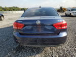 2014 Volkswagen Passat Se Синий vin: 1VWBT7A37EC040984